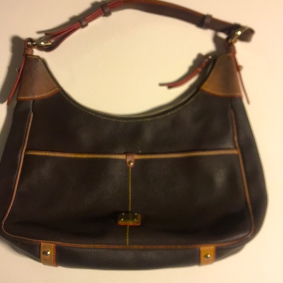 Dooney and Bourke Leather Satchel Handbag - Picture 1 of 7